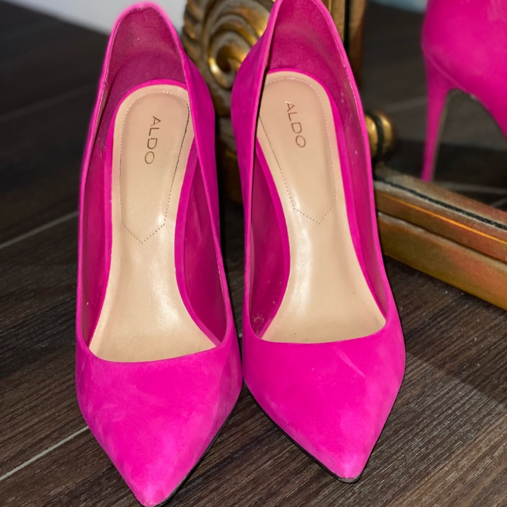 Aldo hot pink high heels